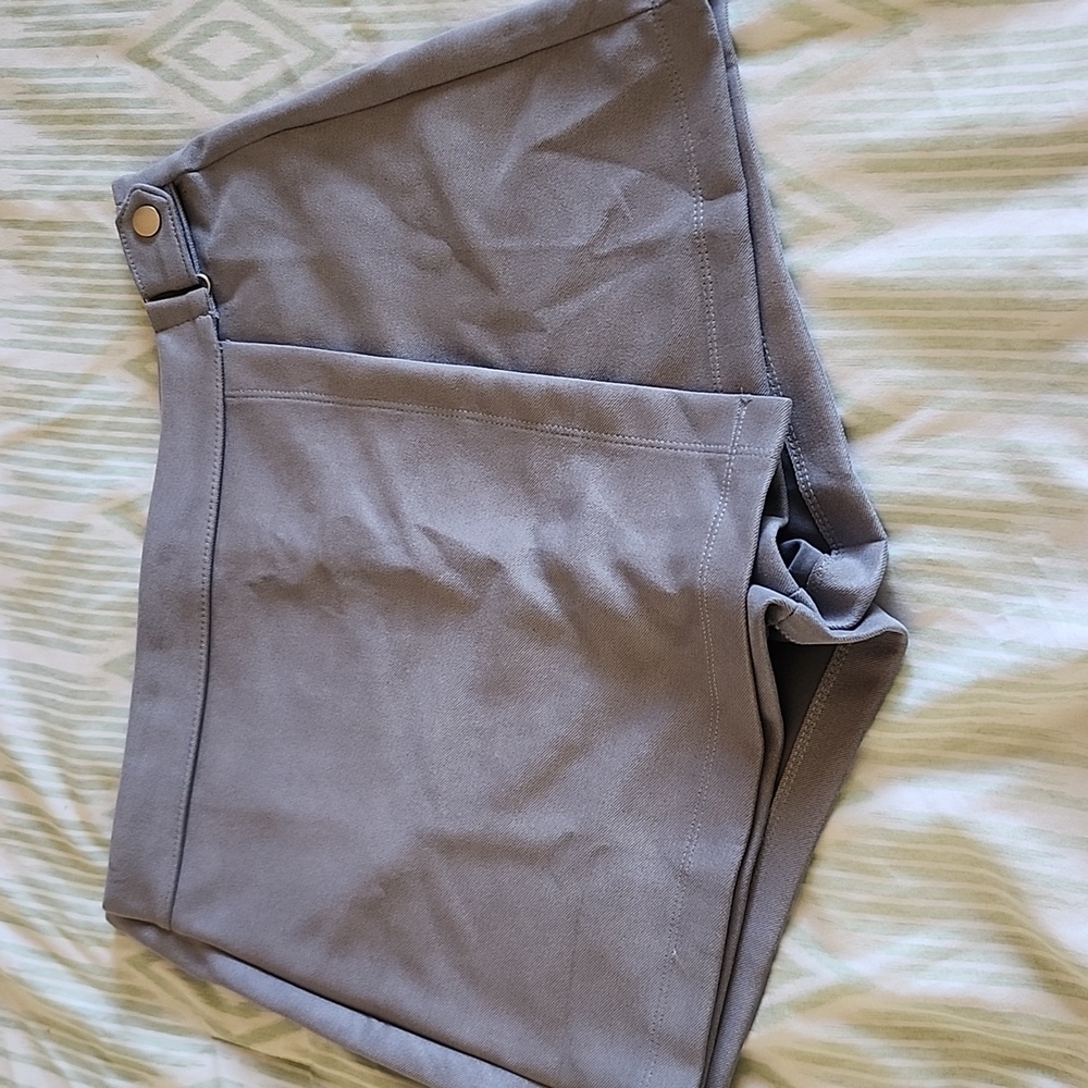 Iris Gray Wrap Skort - image 1